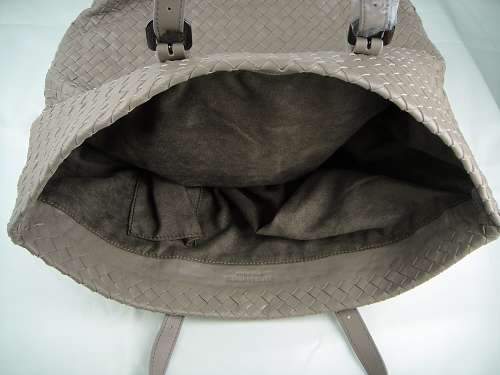 Bottega Veneta Lambskin Tote Bag 1027 grey